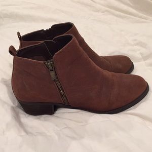 Leather booties